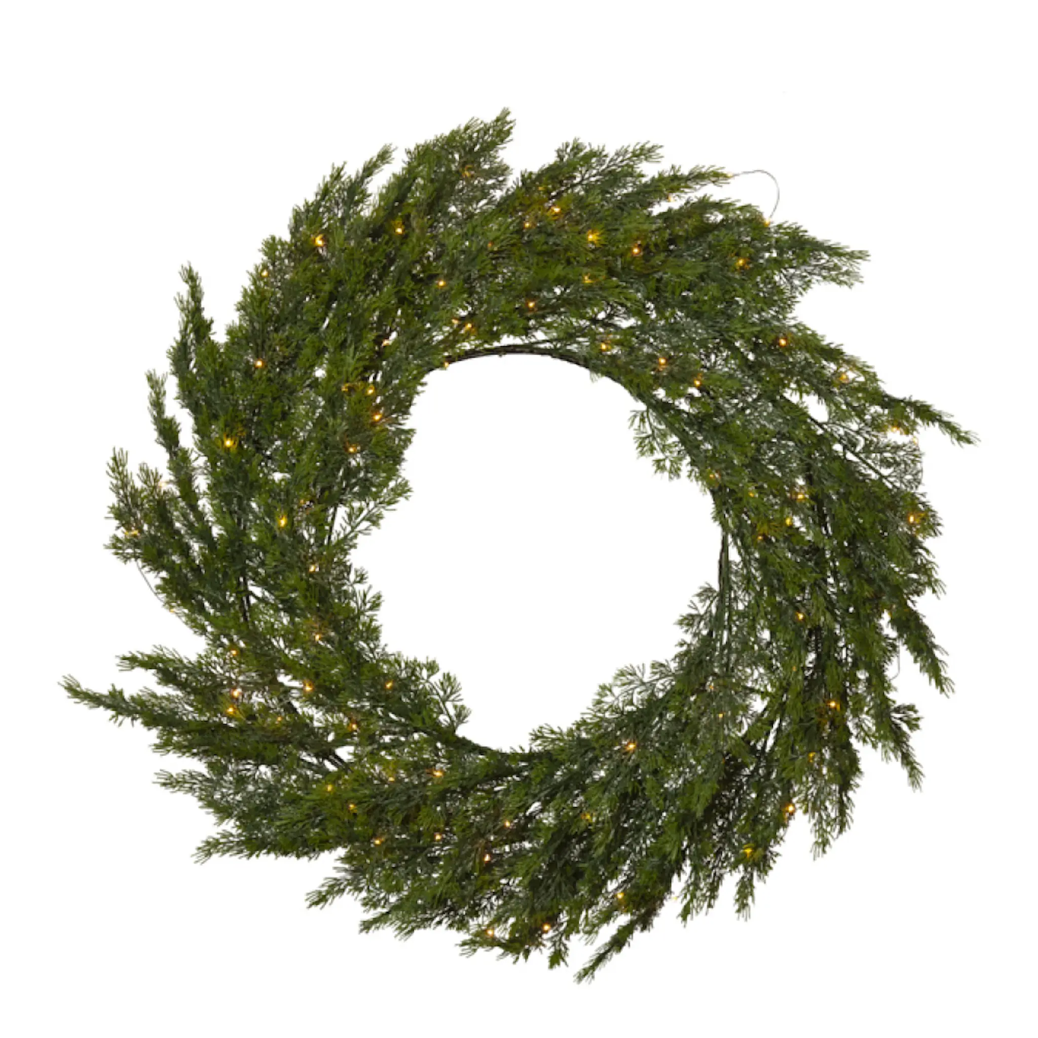Star Trading Thuja krans 80 cm 80 ljus grön
