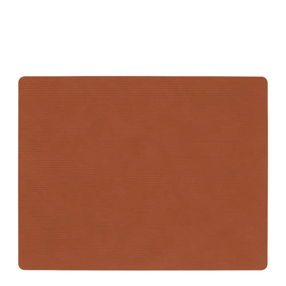 Square Corduroy spisebrikke 35x45 cm Rust