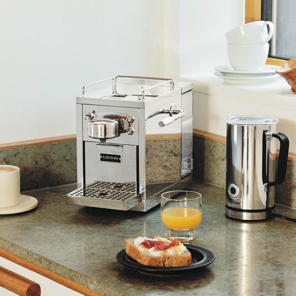 Sjöstrand The Original 2.0 kaffe kapselmaskin 1,2L stål