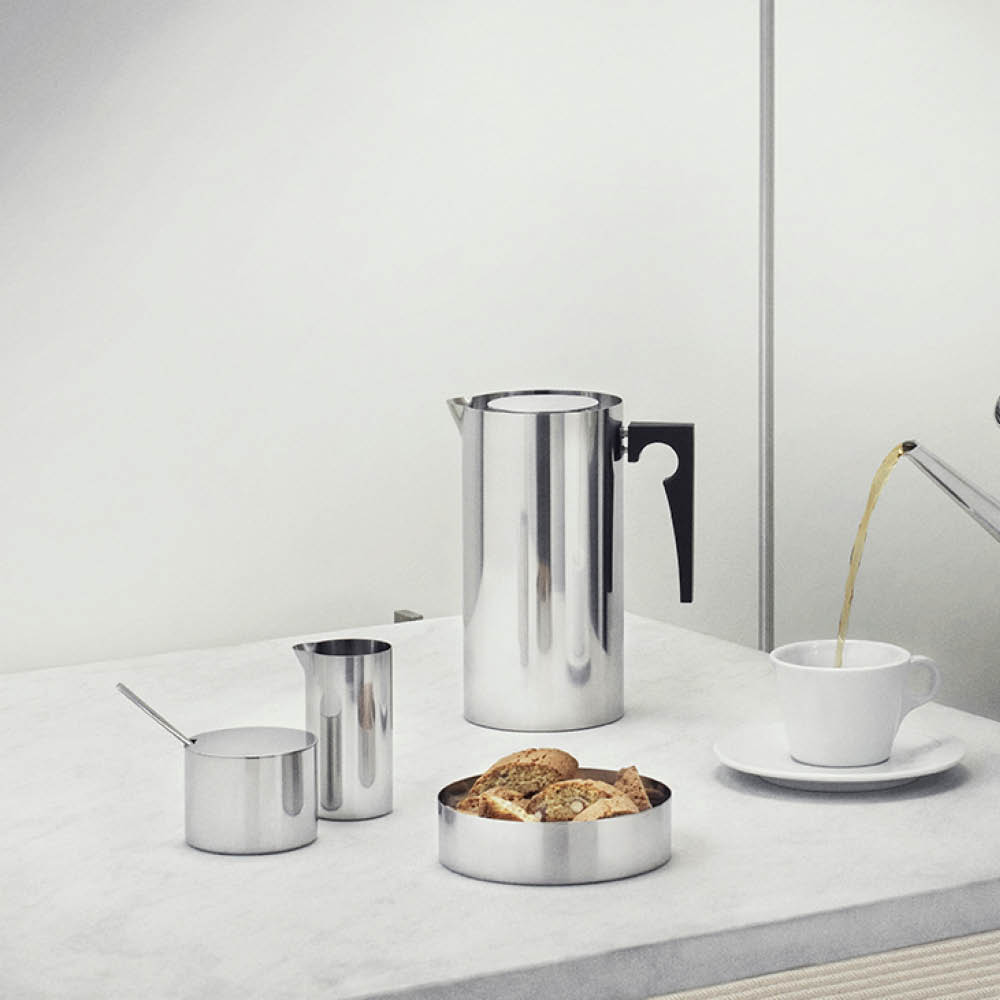 Stelton Arne Jacobsen sukkerskål 20 cl stål