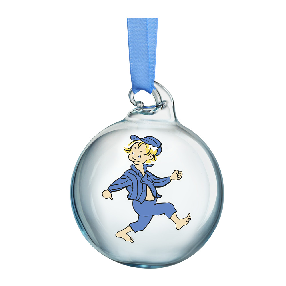 Muurla Pippi & Emil dekorationskulor 5 cm 4-pack