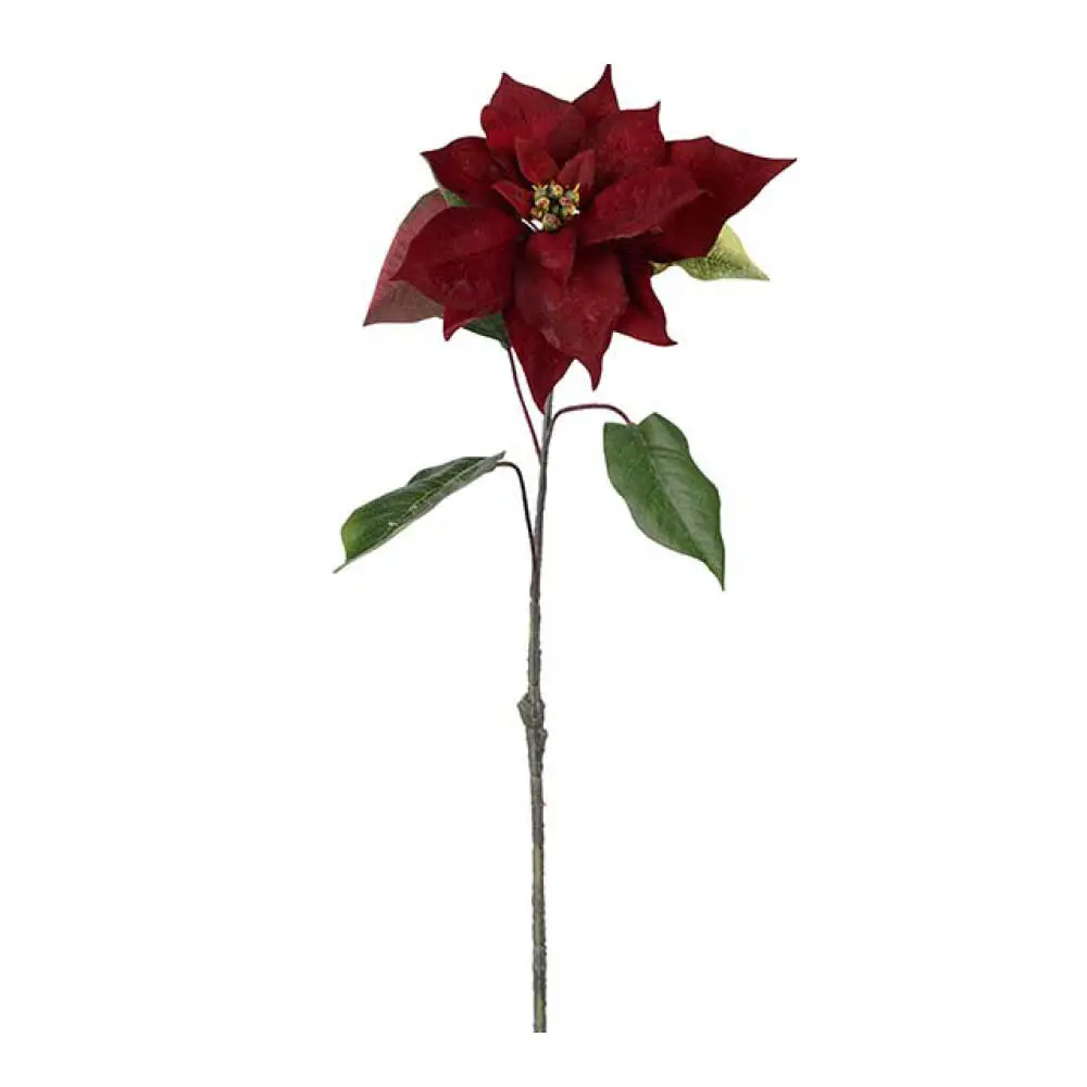 Tekokukka Joulutähti 50 cm Burgundy
