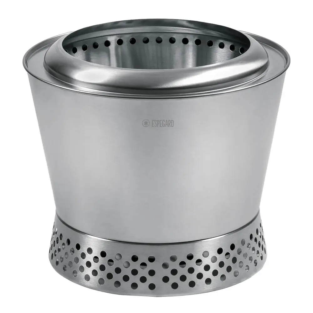 Lue 40 rentbrennende bålbrenner stål