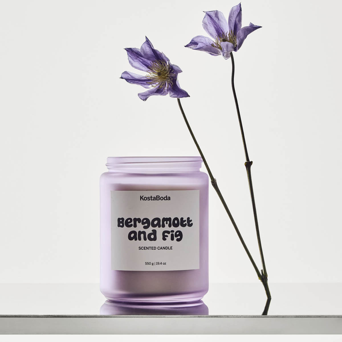 Kosta Boda Mind Tuoksukynttilä 13 cm Bergamott & Fig