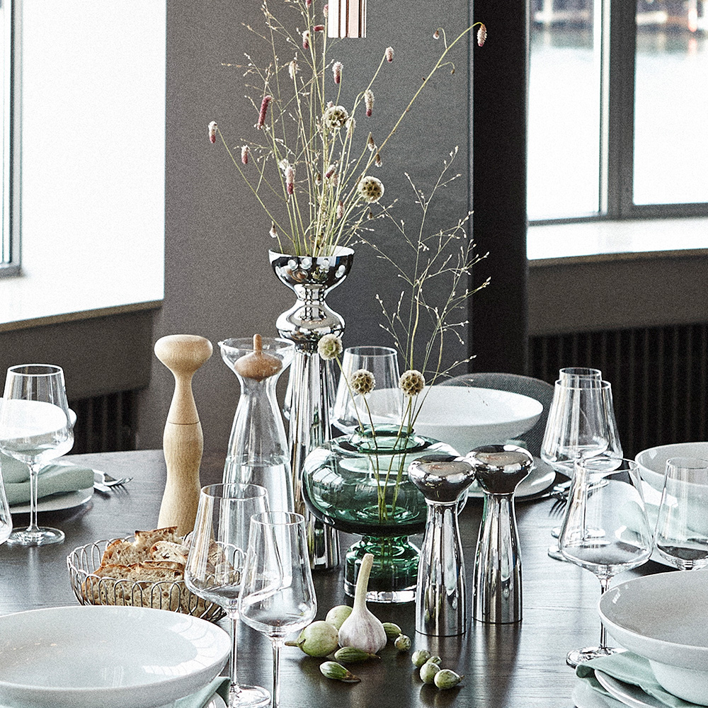 Georg Jensen Alfredo salt- og pepperbøsse 11,5 cm