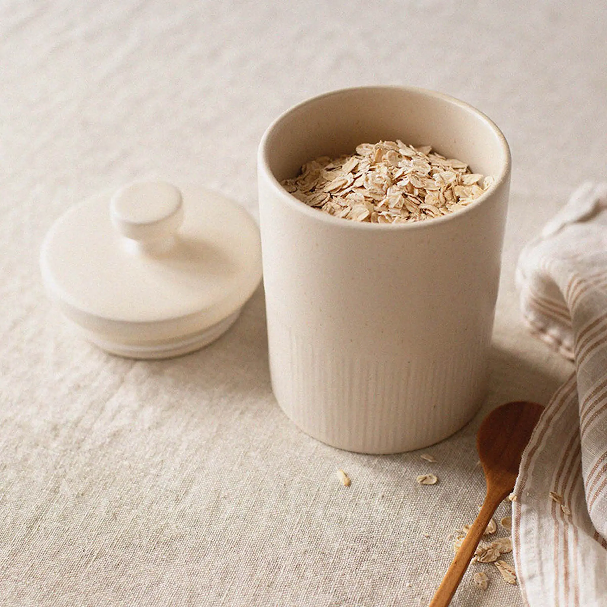 Tell Me More Palermo förvaringsburk small 18 cm cream