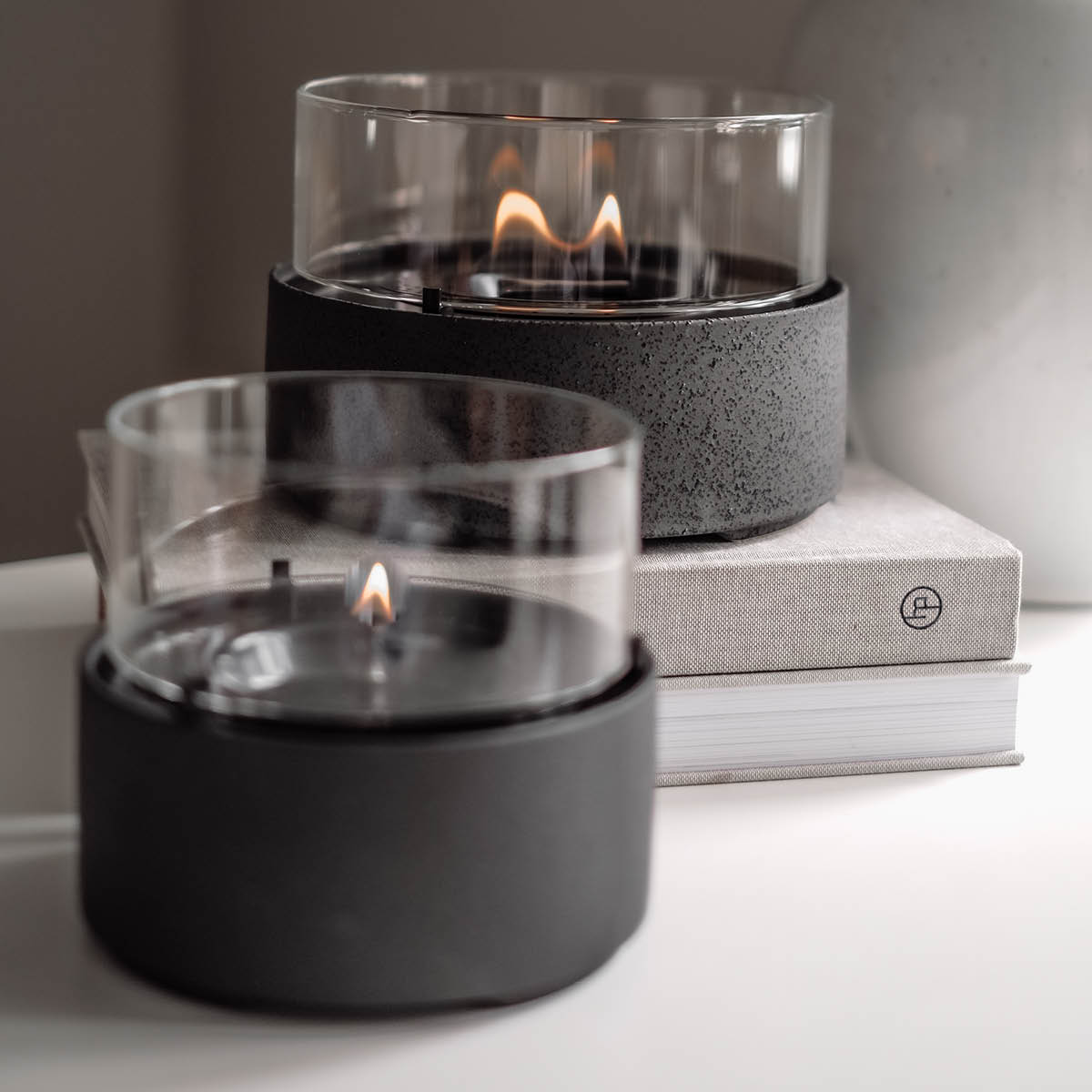 Tenderflame Café lykt 14 cm svart