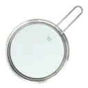 Platt glaslock 20 cm borstat stål