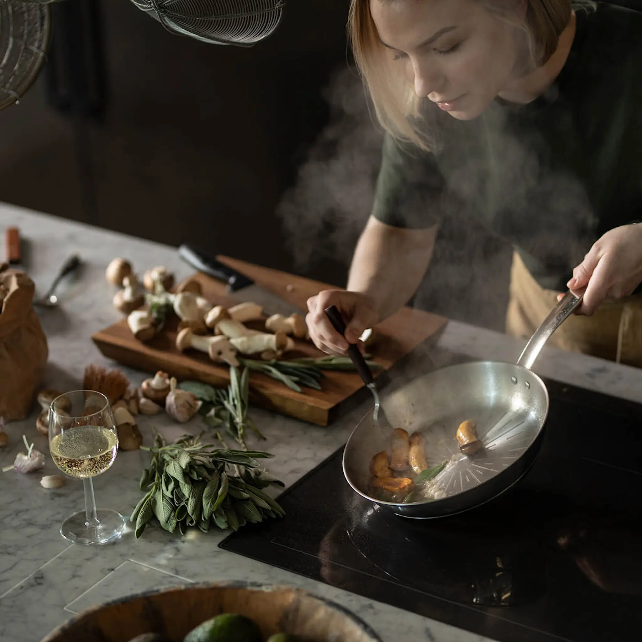 Fiskars All Steel Pure stekepanne 24 cm hover