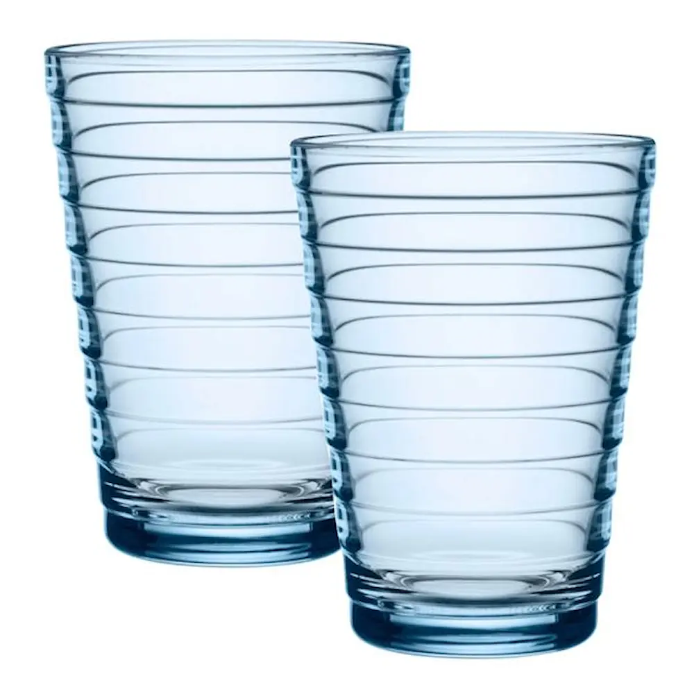Aino Aalto Juomalasi 33 cl 2 kpl Vedensininen