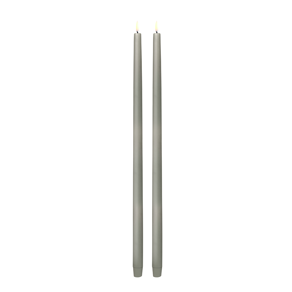 Uyuni Lighting - LED Antiikkikynttilä 2,3x55 cm 1 kpl Sandstone