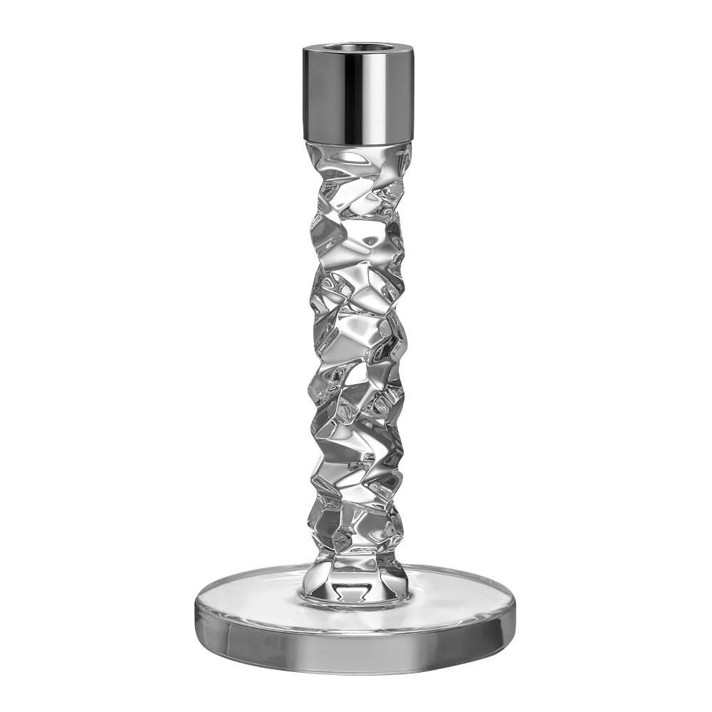 Orrefors - Carat Kynttilänjalka 18,3 cm Ruostumaton