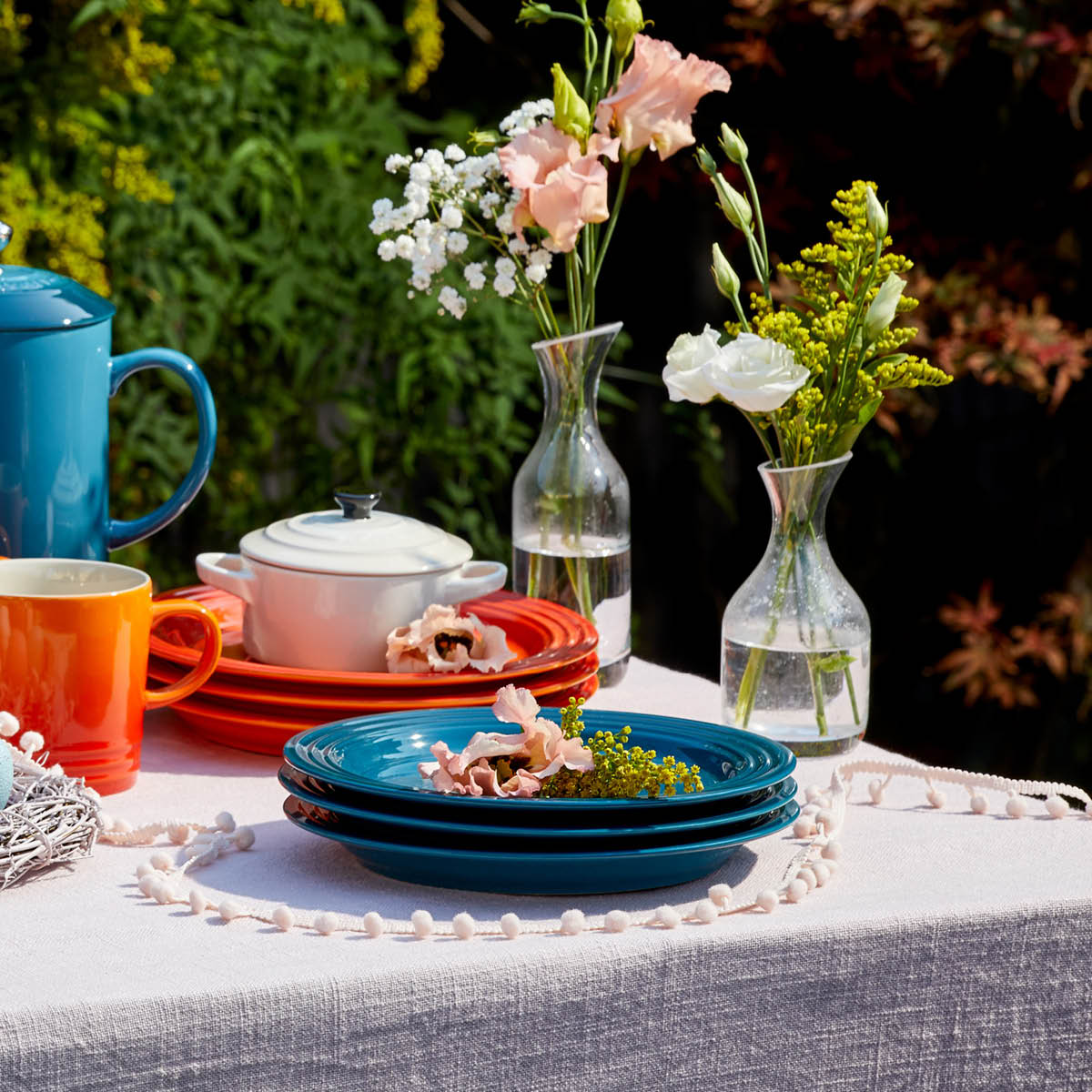 Le Creuset Signature flat tallerken 27 cm deep teal