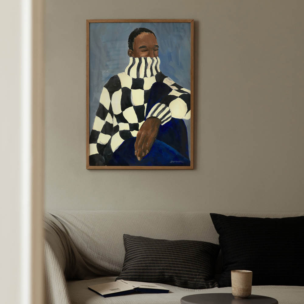 Poster & Frame The Poster Club x Hanna Peterson Juliste 50x70 cm Check