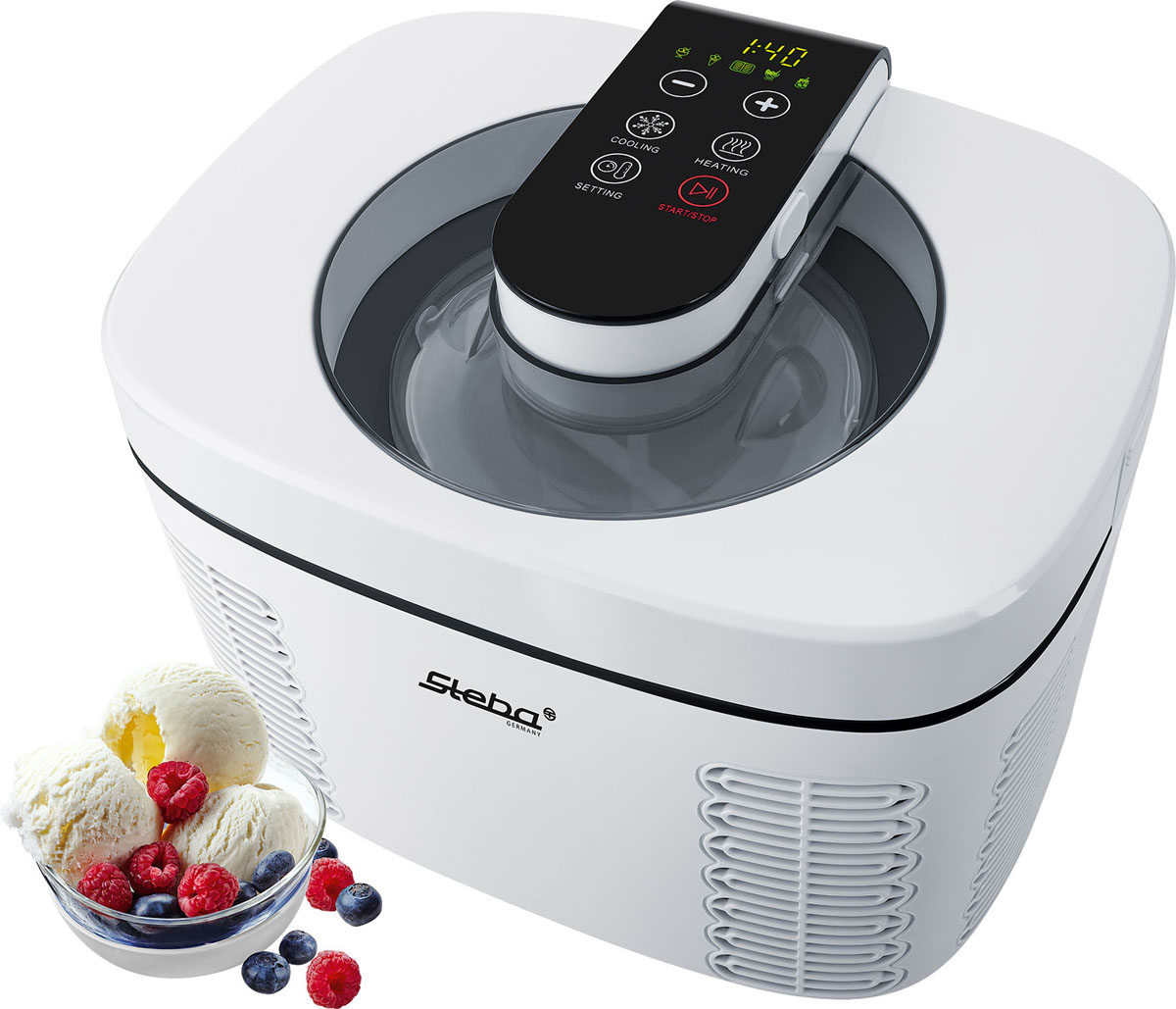 Steba Stic110 Glassmaskin M/Peltier 1,2L Vit