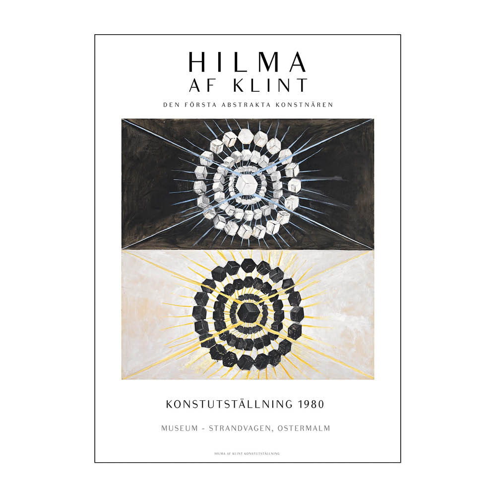 Poster & Frame - Hilma af Klint x PSTR Studio Juliste 50x70 cm Hilma af klint art exhibition