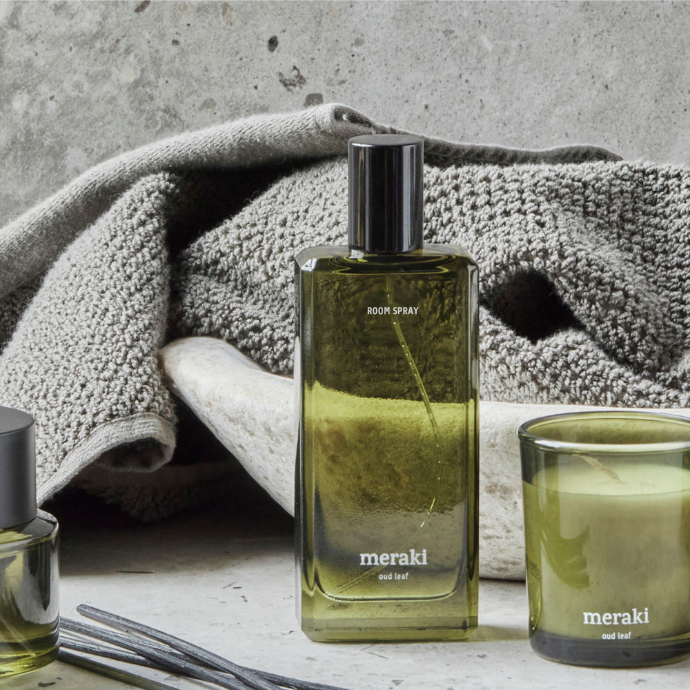 Meraki Rumsspray oud leaf 100 ml grön