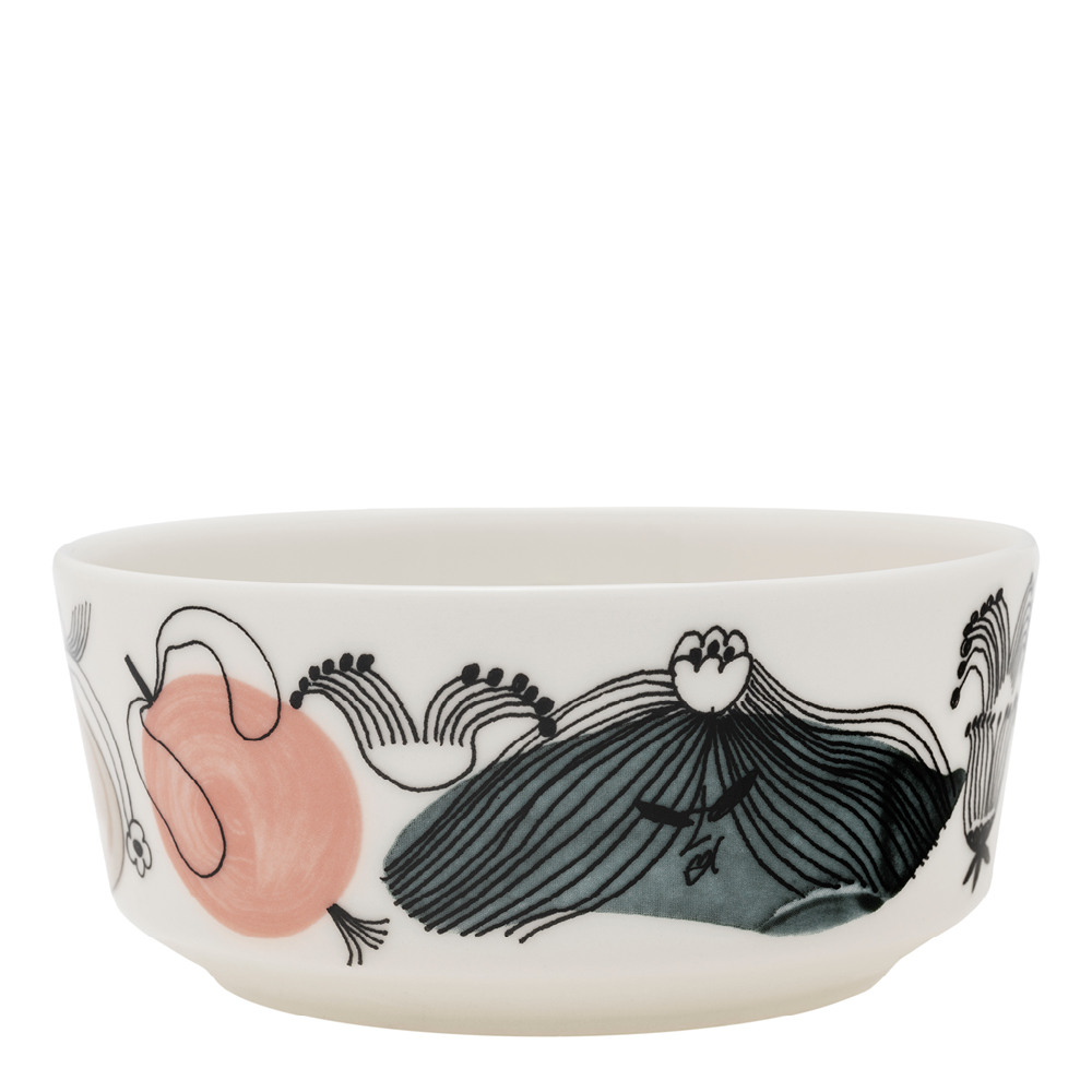 Arabia Kukkamaa skål 13 cm grön