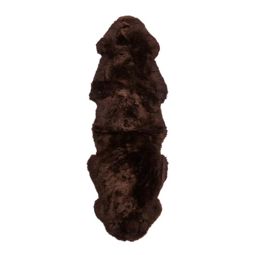 Lampa New Zealand pitkä villa 160 cm suklaa