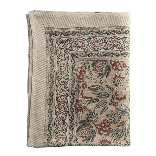 Parrot duk linne 170x270 cm dusty peach