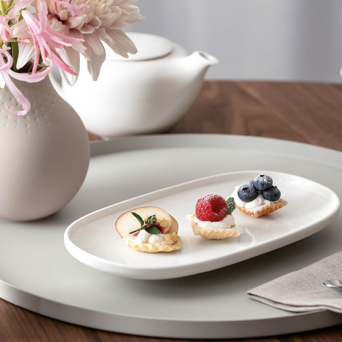 Villeroy & Boch Afina Lautanen 23x13 cm Valkoinen