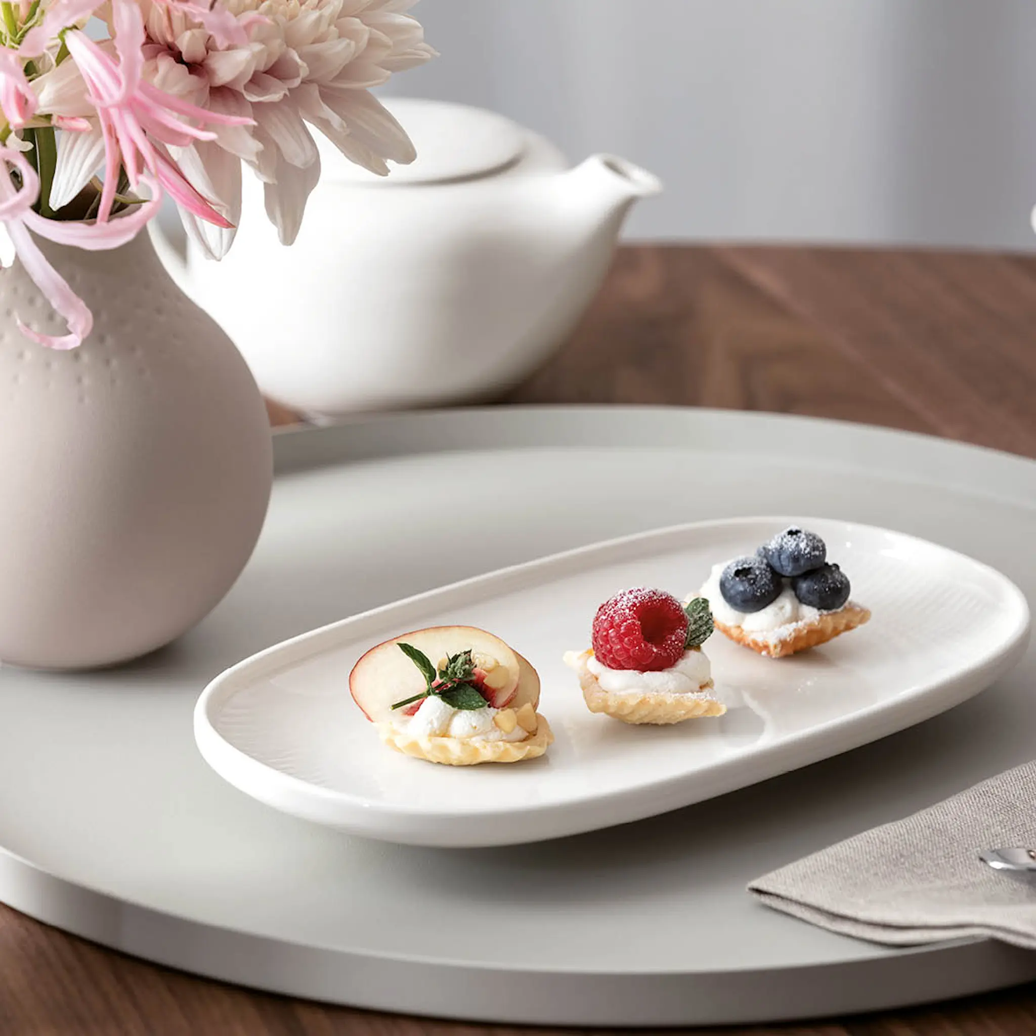 Villeroy & Boch Afina Lautanen 23x13 cm Valkoinen