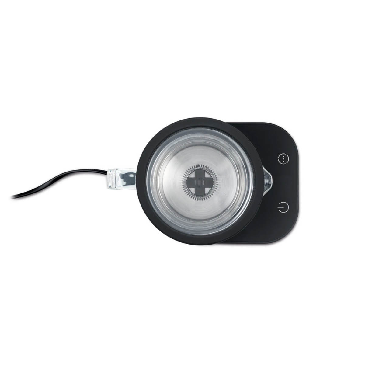 Graef Mjölkskummare med uttagbar glasbehållare 400 ml svart