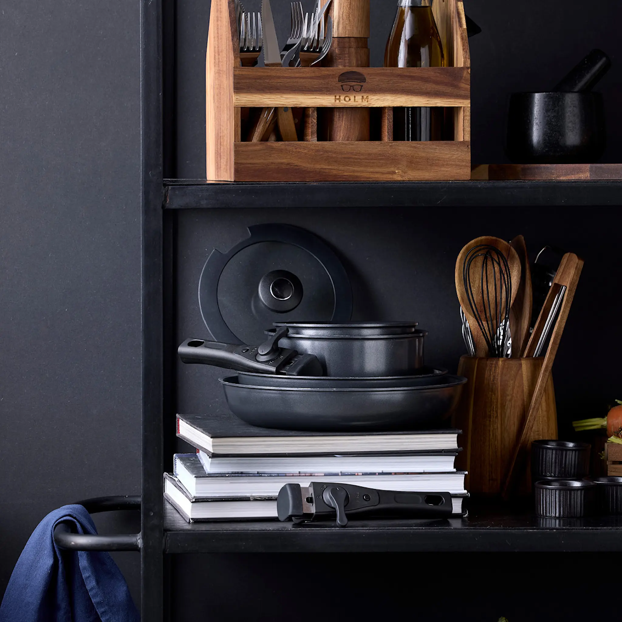 Holm Grytset avtagbart handtag 1,1 L och 2,4 L alu/ker