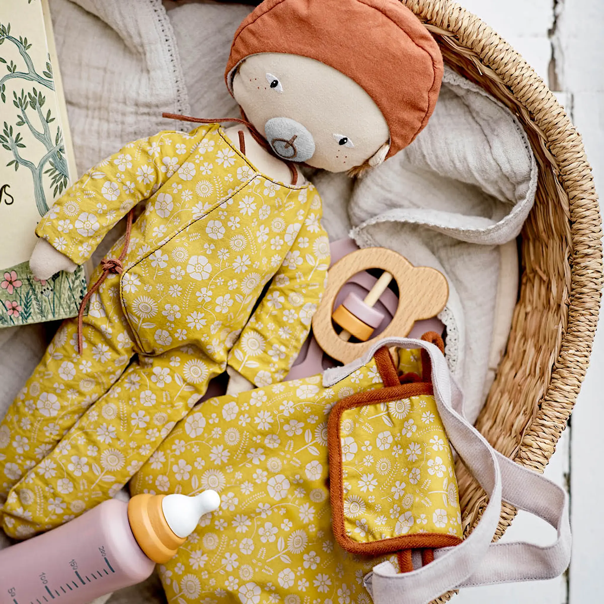 Bloomingville MINI Riina leke dukketilbehør 4 deler