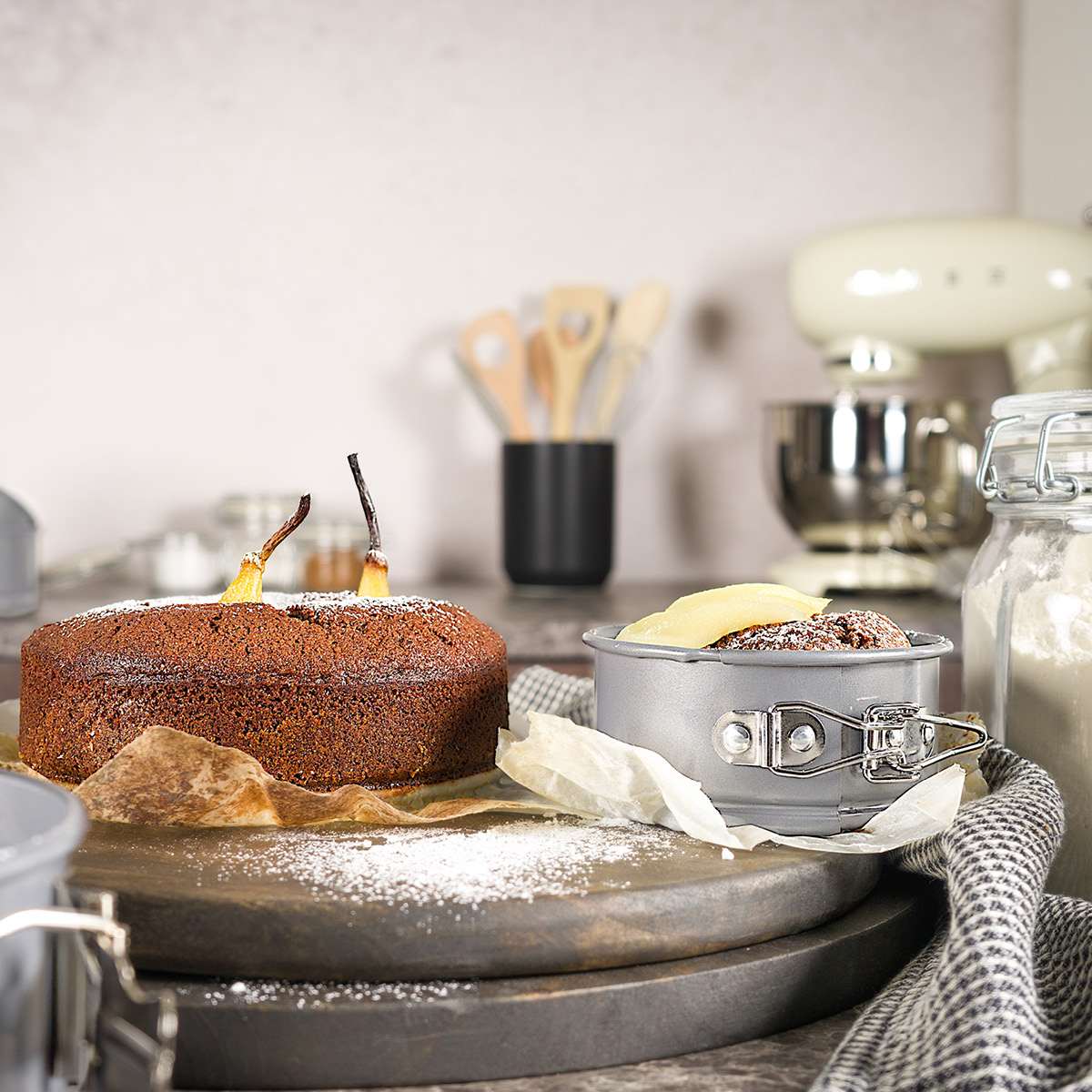 Modern House bAYk springform 10,5 cm sølv