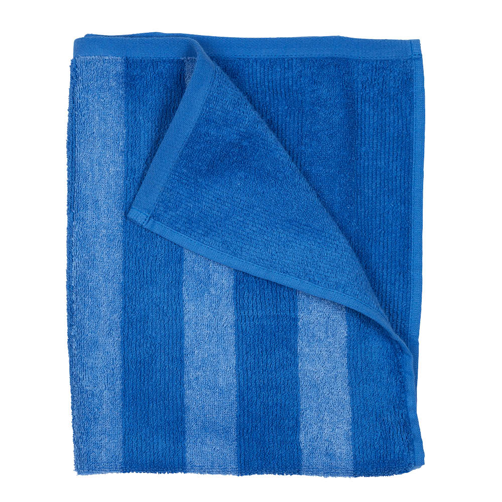 Fondaco Stripe badlakan 70x140 cm kornblå