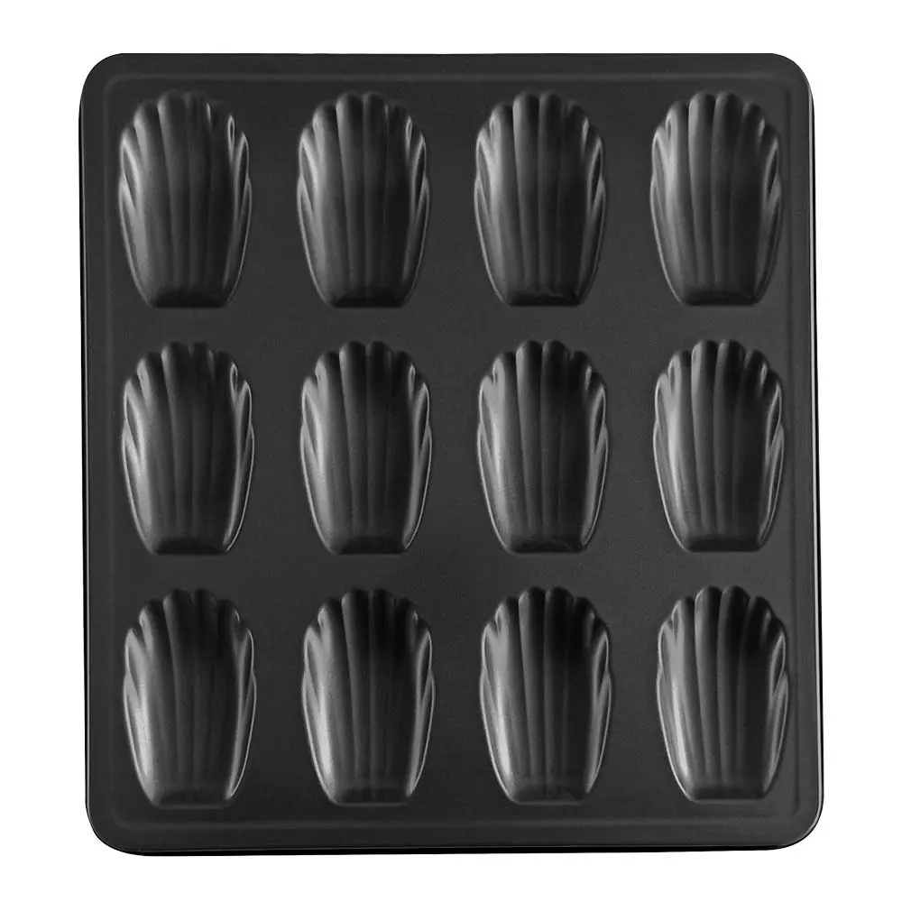 Sweet Magic madeleinevuoka 26,5x24,5 cm 12 kpl musta