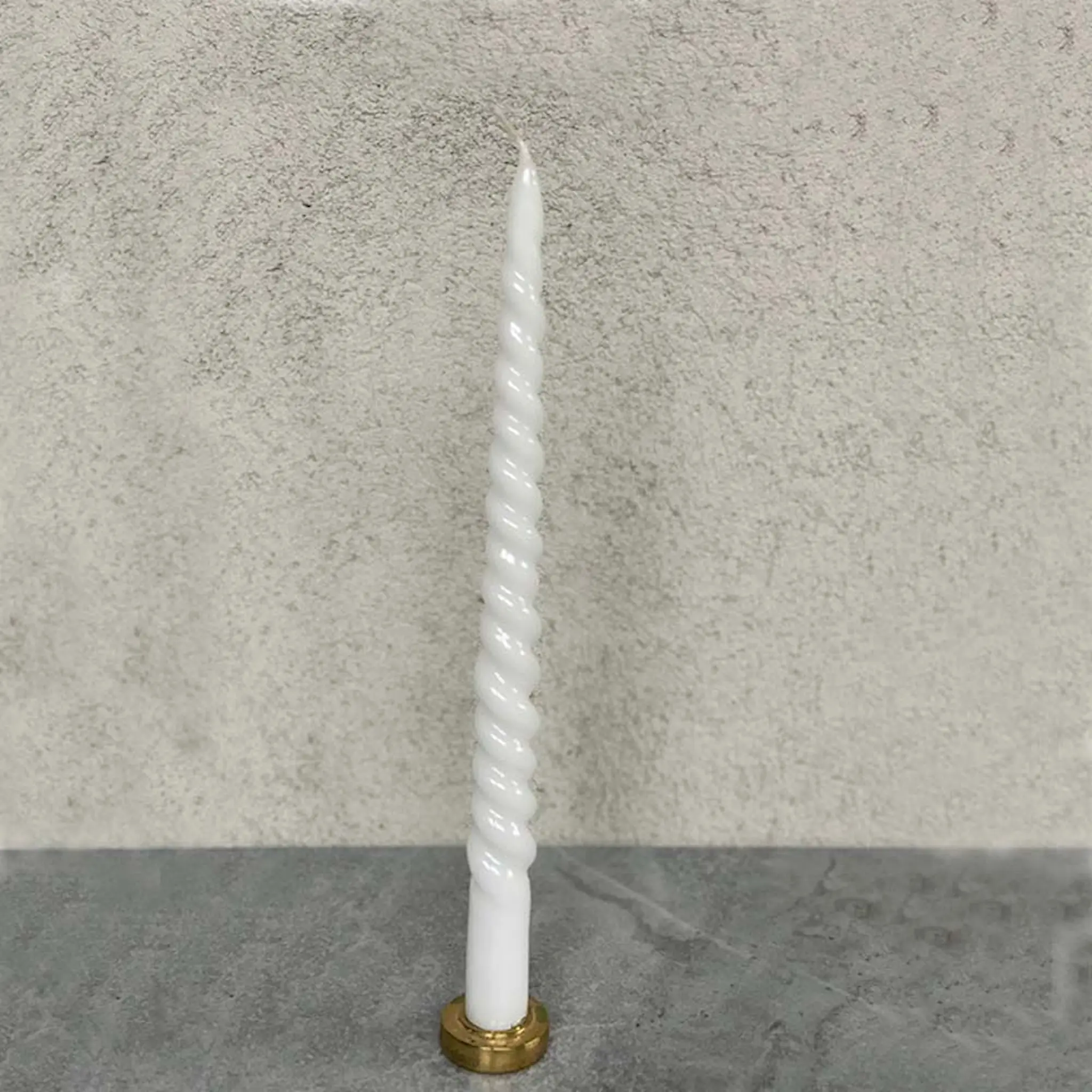 Vio Ljusfabrik Ljus Snurrade Lack 29 cm 2-pack Vit
