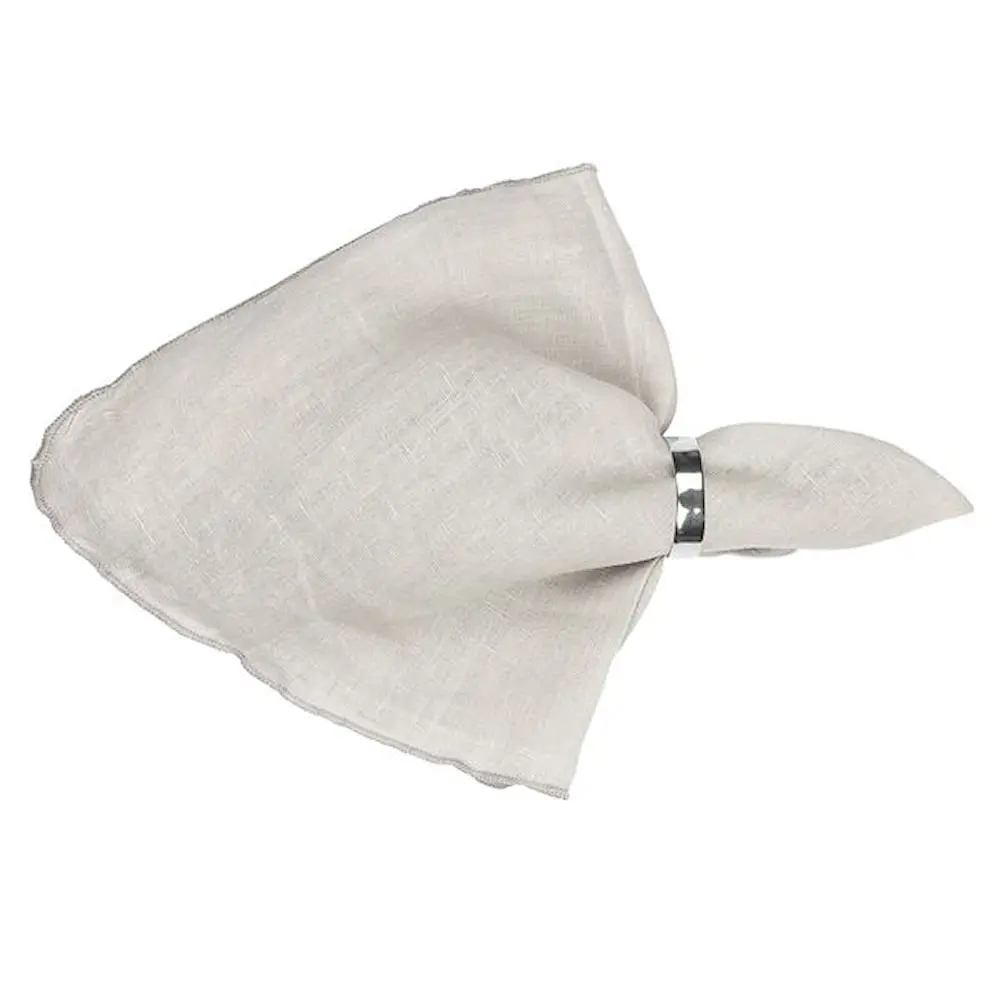 Gracie Lautasliina Pellava 45x45 cm Luonnonvalkoinen