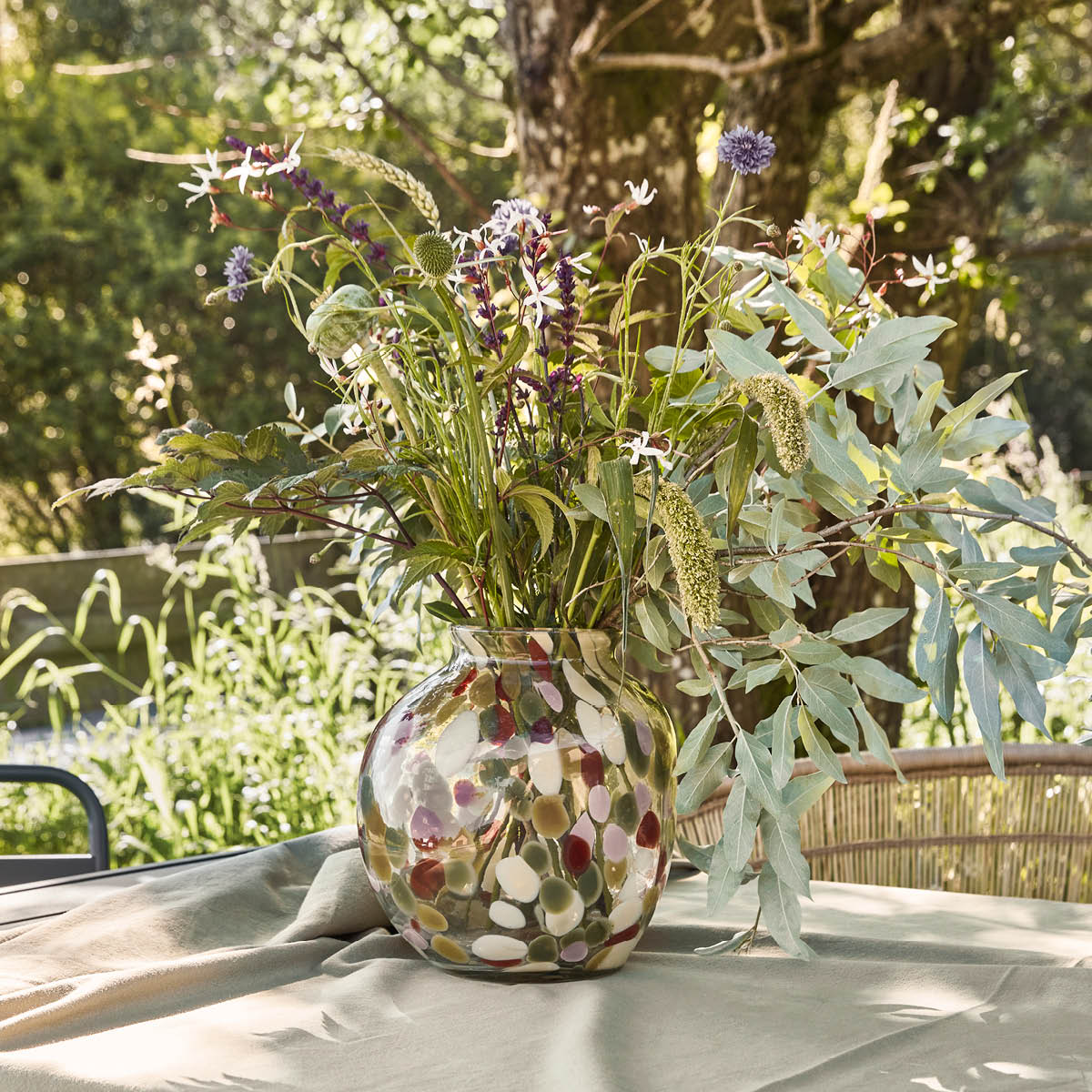 House Doctor Dot vase 23 cm multi