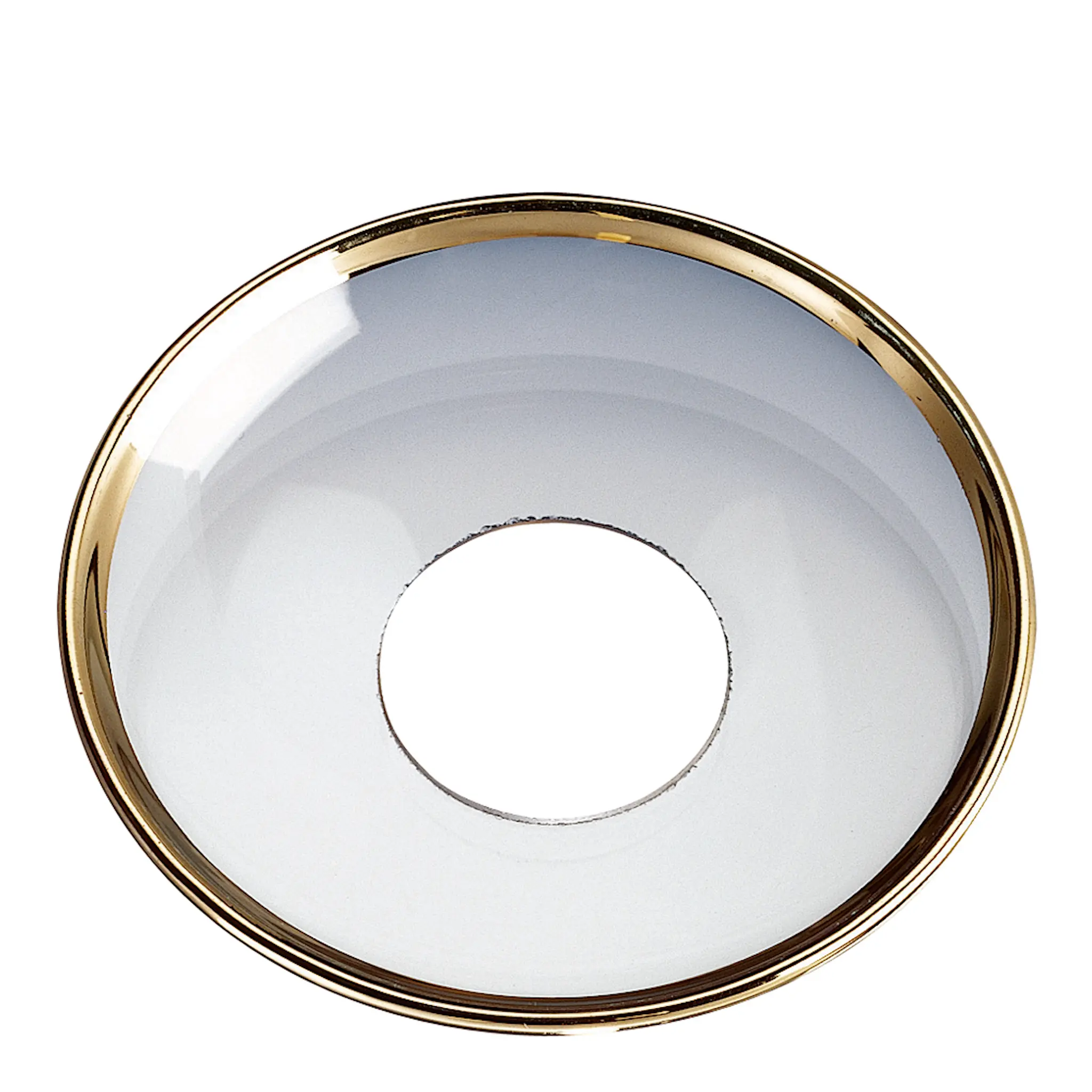 Nybro Crystal Ljusmanschett 6,5 cm Klar/Guldkant