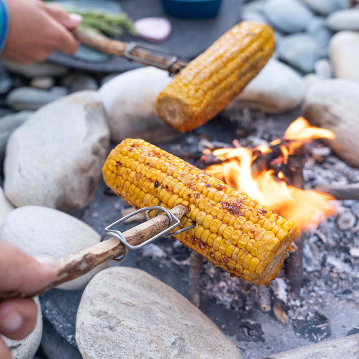 Light My Fire Grandpa's FireFork grillgaffel 2 stk mustyyellow/hazyblue