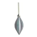 Nomillia julgransdekoration avlång 13 cm multi/benvit