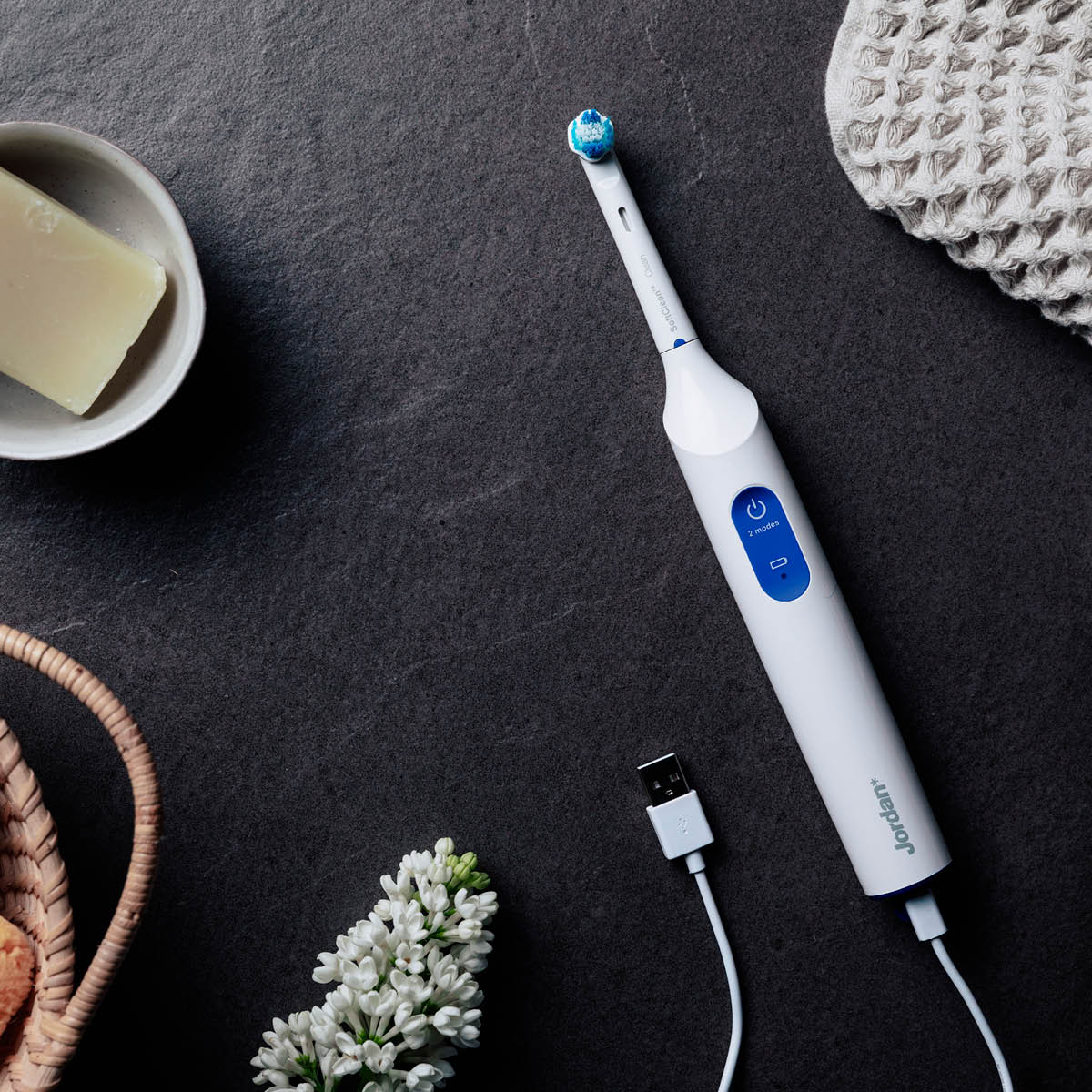 Jordan Clean Smile eltandborste TB-200B vit