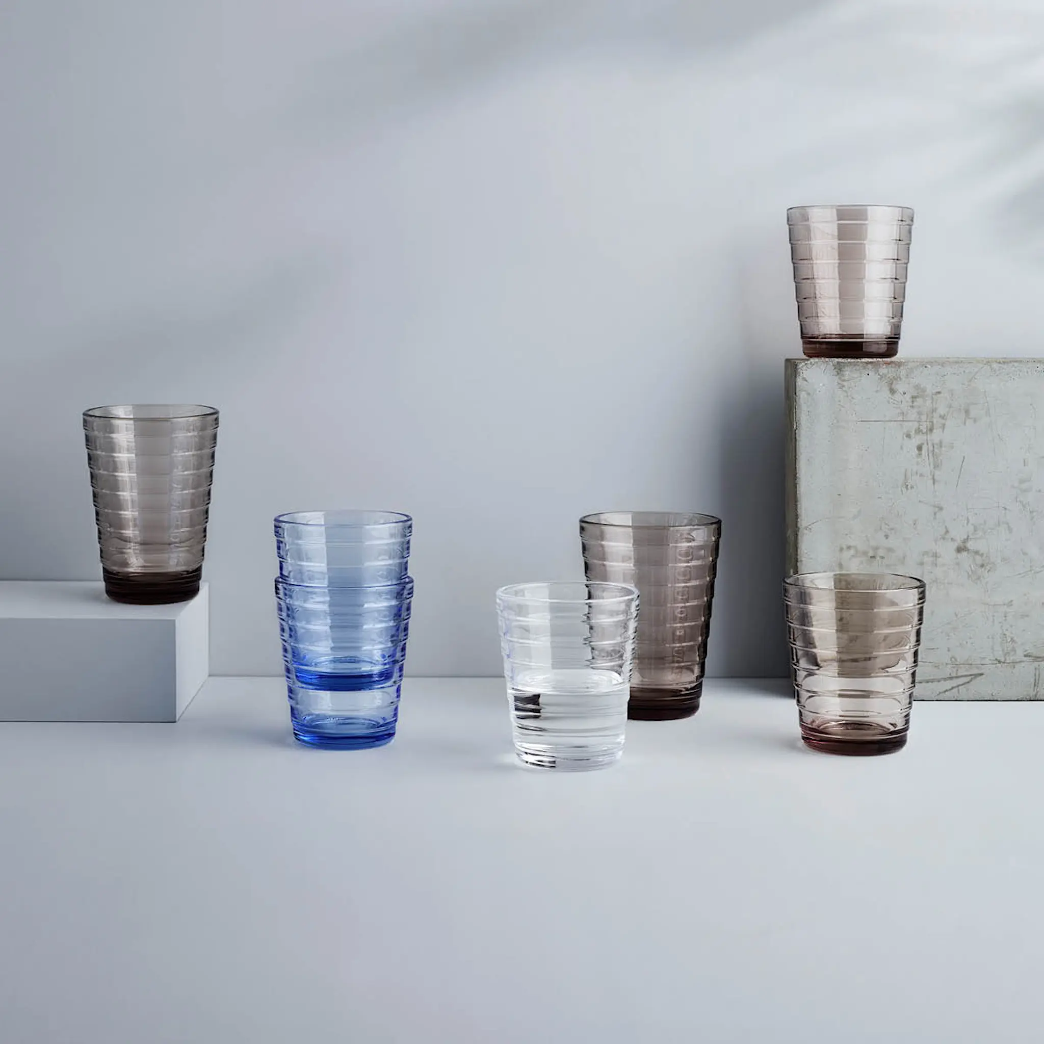 iittala Aino Aalto Juomalasi 22 cl 2 kpl Pellava