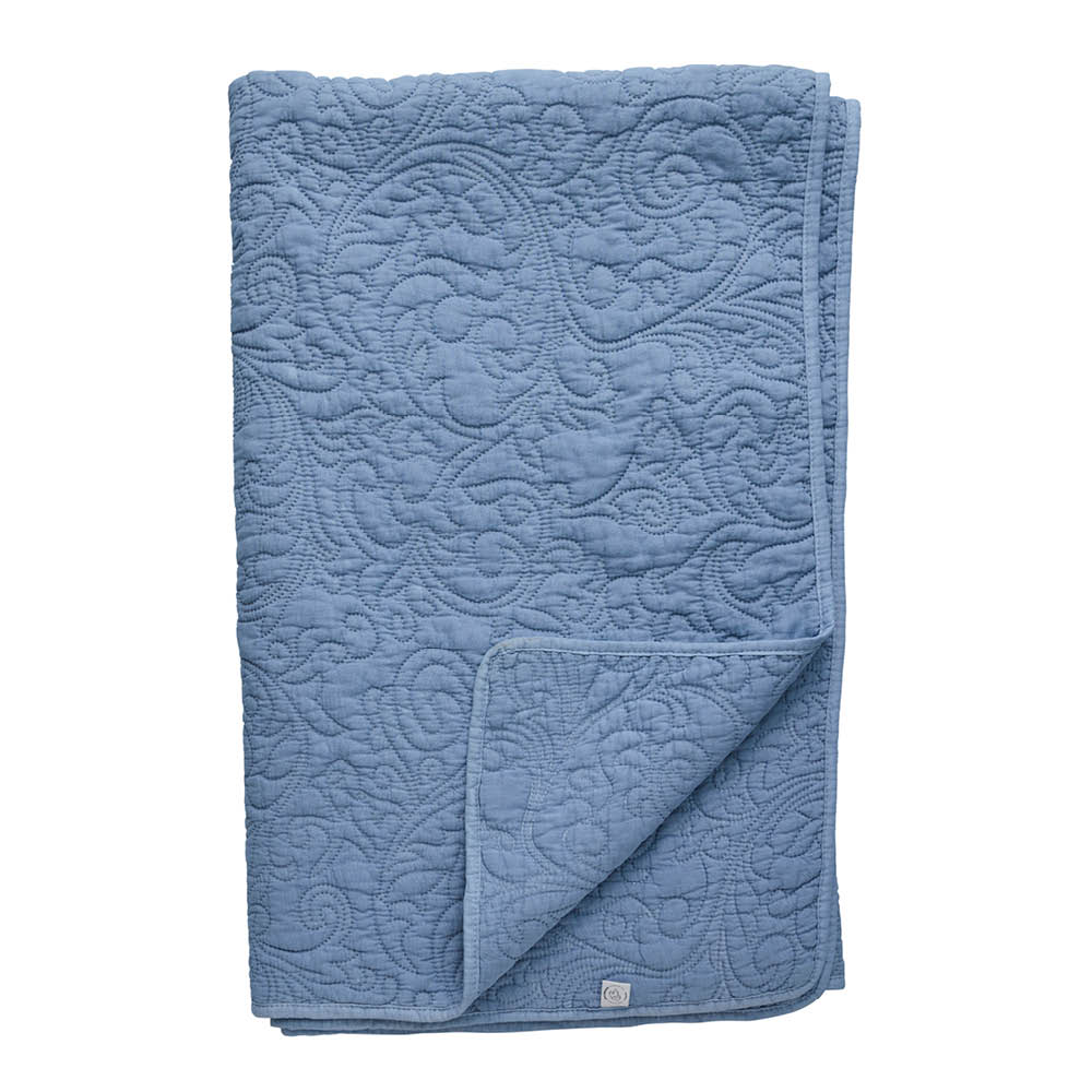 Lene Bjerre Isabelle pledd 170x130 cm lys blå