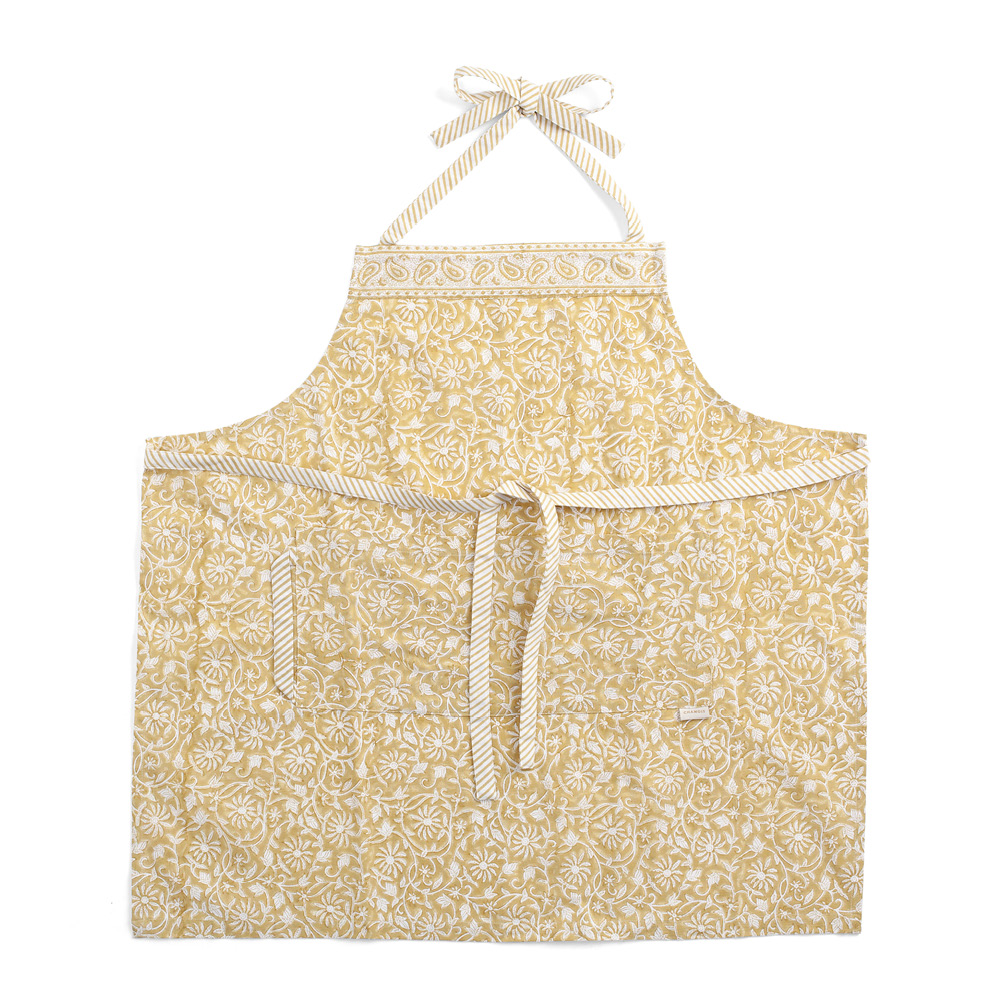 Chamois Margerita förkläde yellow olive