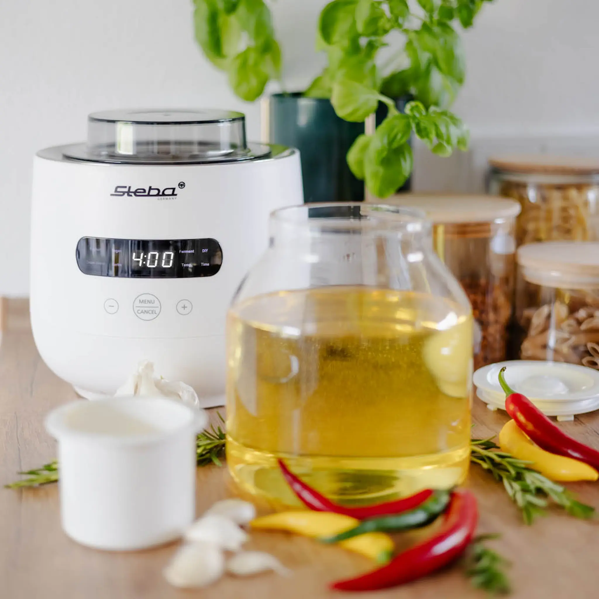 Steba Yoghurtmaskin för fermentering 2 L vit