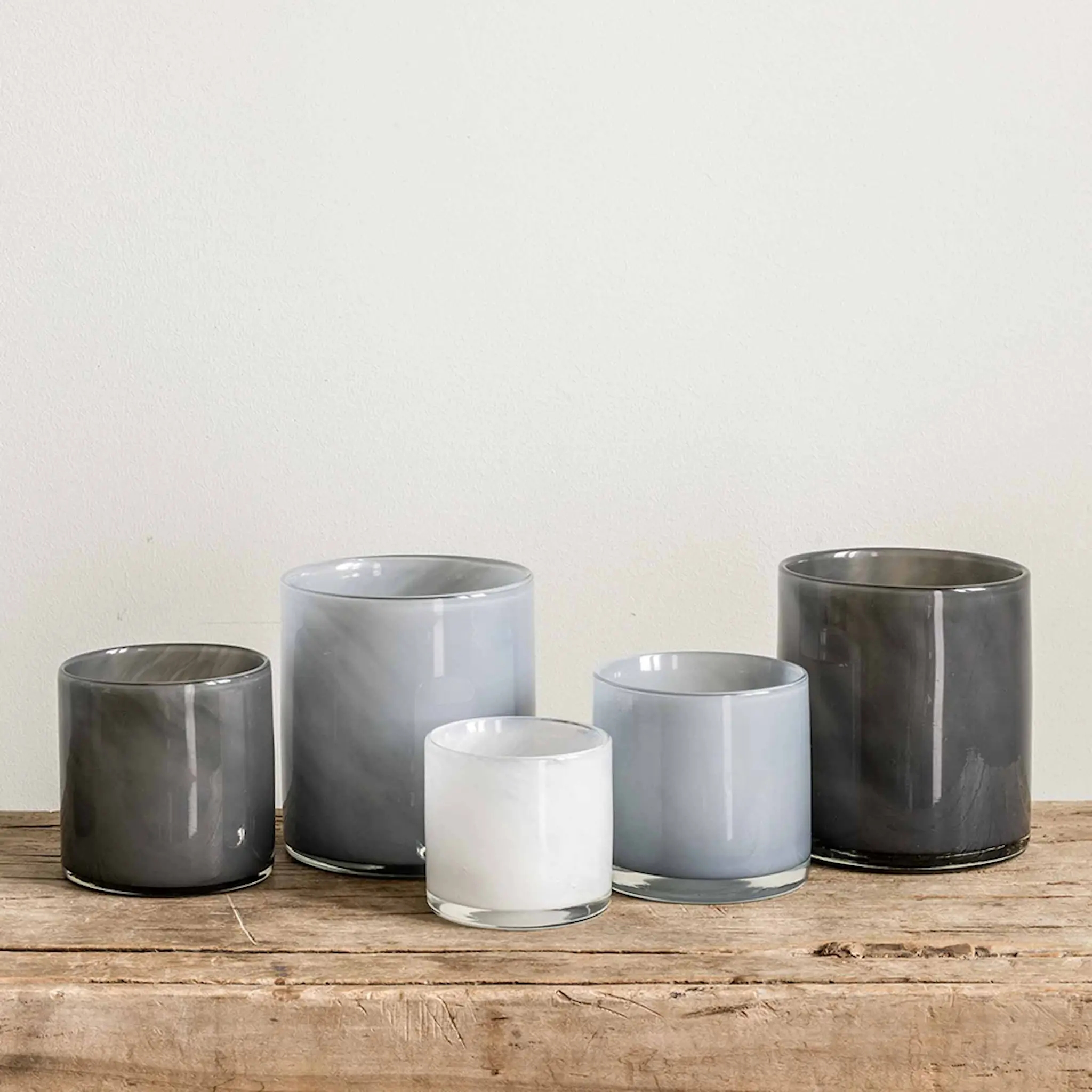 Tell Me More Lyrik Kynttilälyhty 12x14 cm Dusty Blue