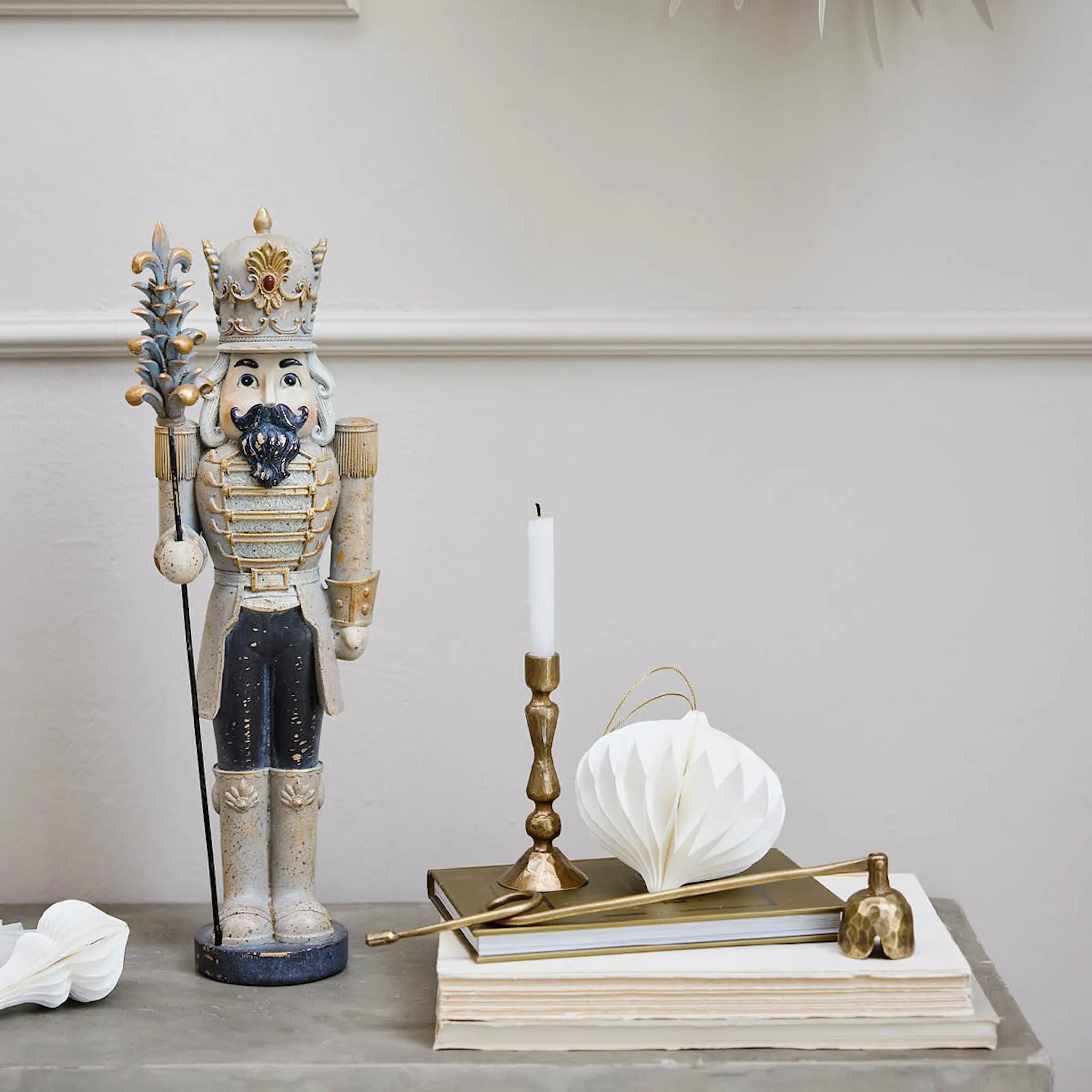 Lene Bjerre Nuttia Joulukoriste pähkinänsärkijä 39,5 cm Hiekka