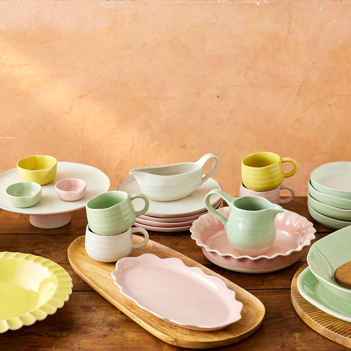 Jamie Oliver Big Love Lautanen 27 cm 4 kpl Vaaleanpunainen