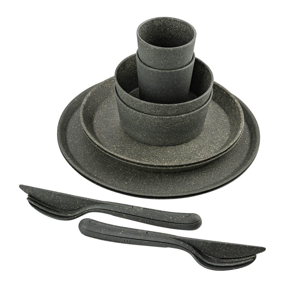 Koziol Connect Helsingfors servisesett 10 deler mørkegrå