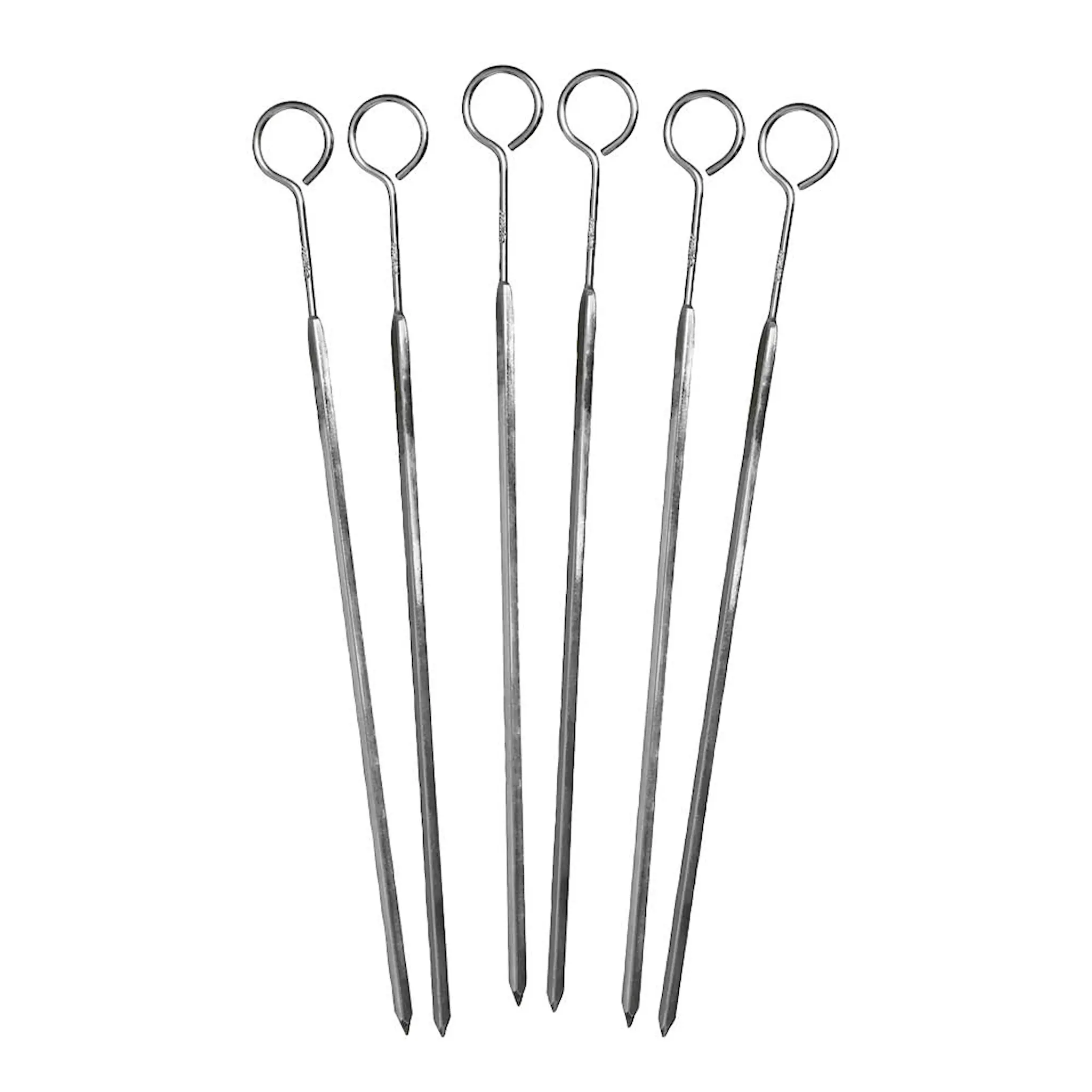 Exxent Grillspett 33 cm 6-pack stål