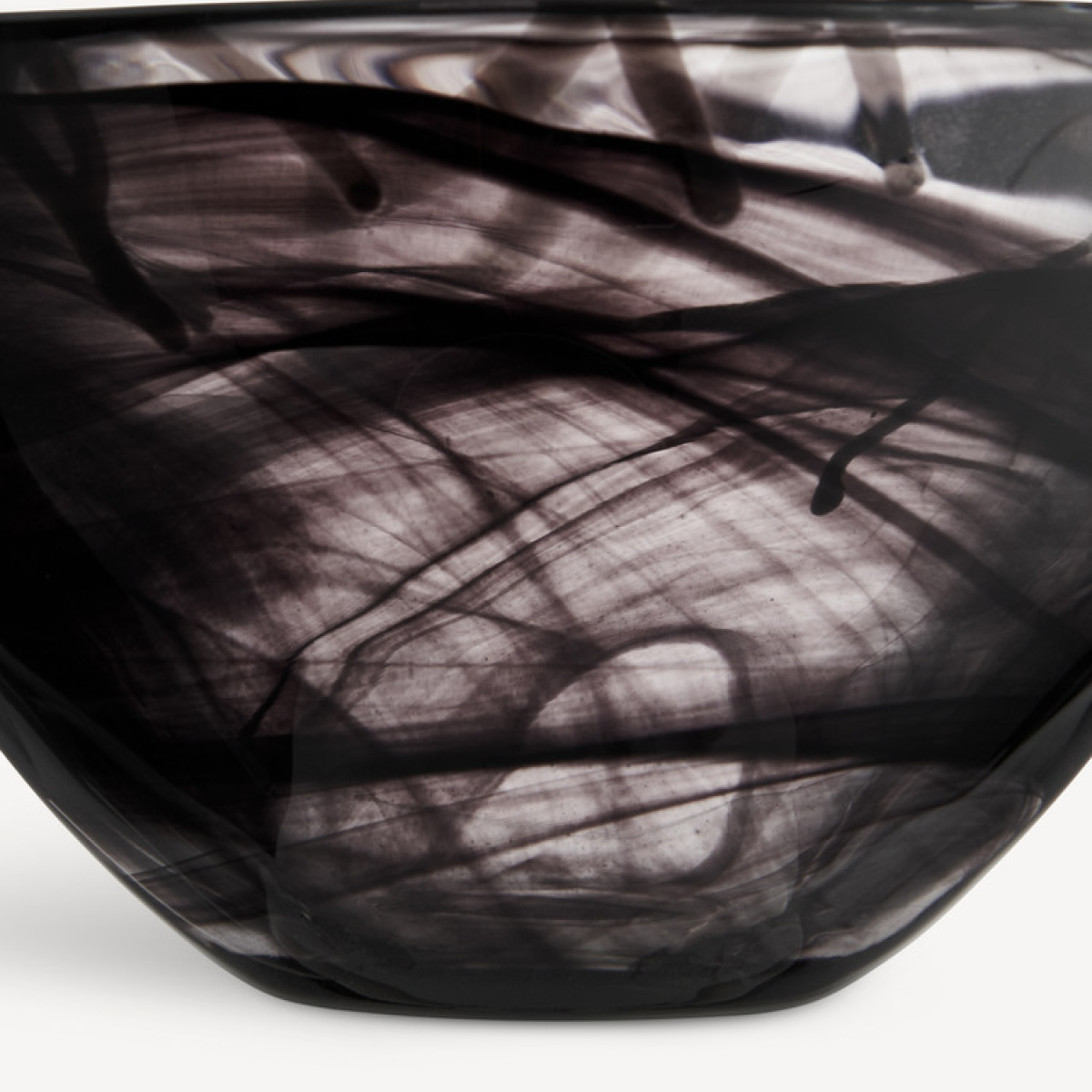 Kosta Boda Contrast Kulho 16 cm Musta