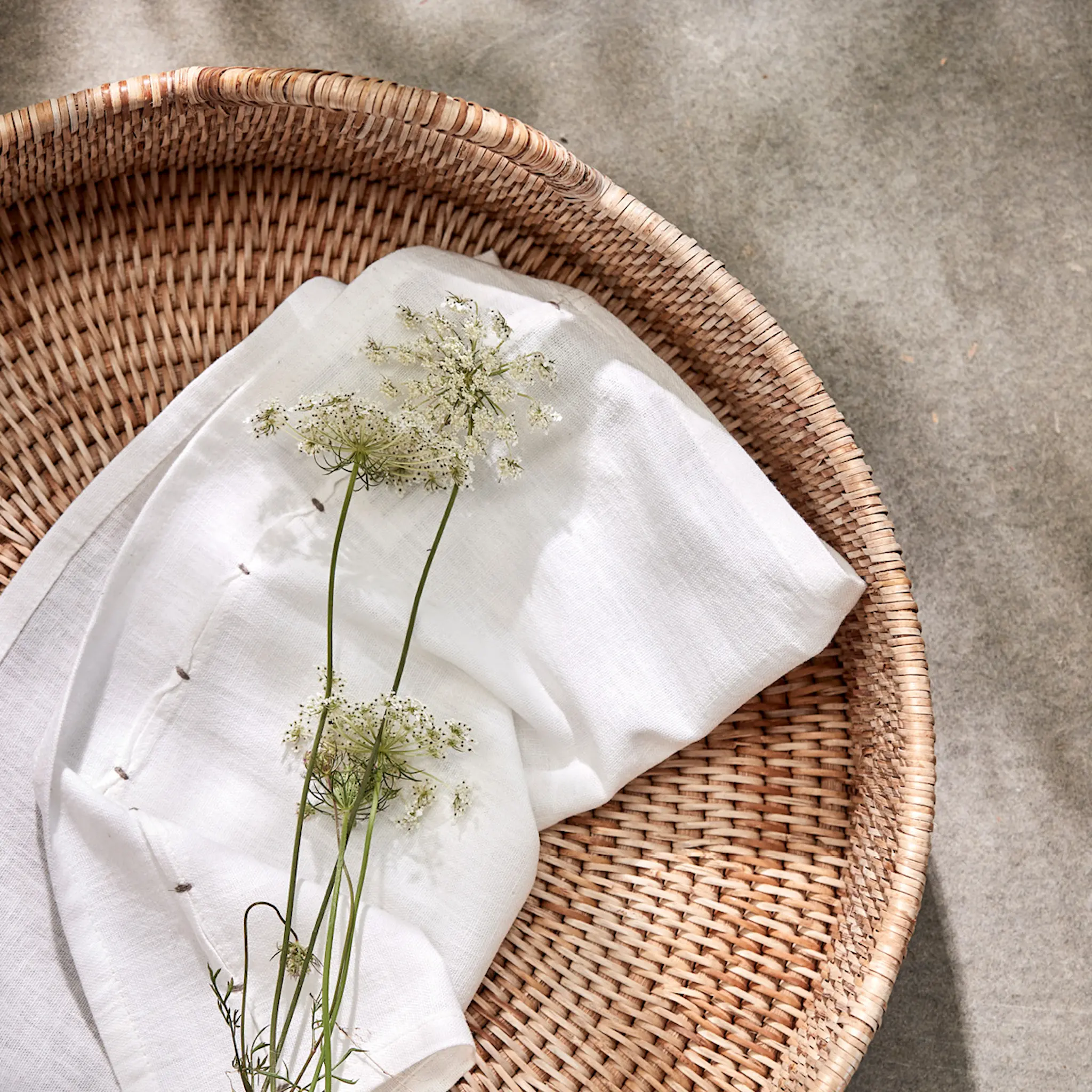 Lene Bjerre Norah korg 47,5 cm natur